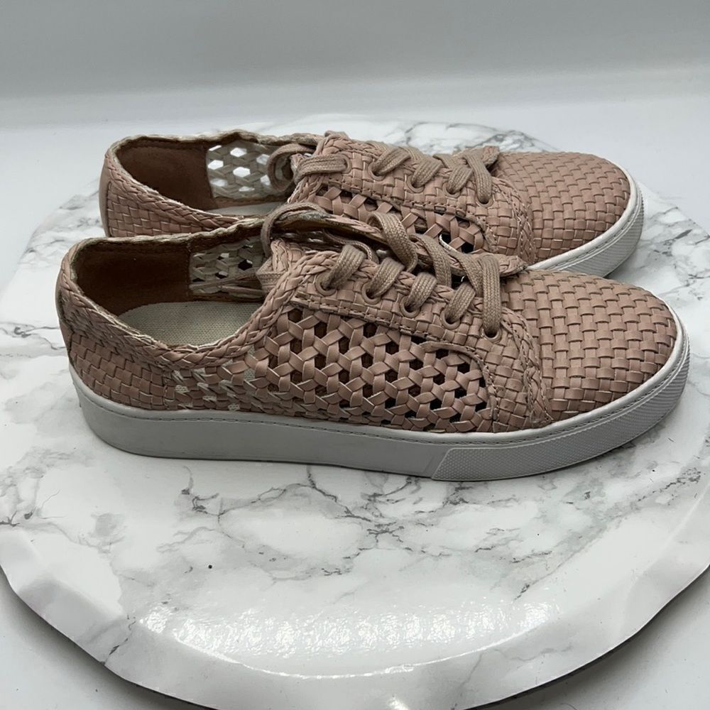 MARC FISHER Light Pink Surly 2 Woven Sneaker-7M
